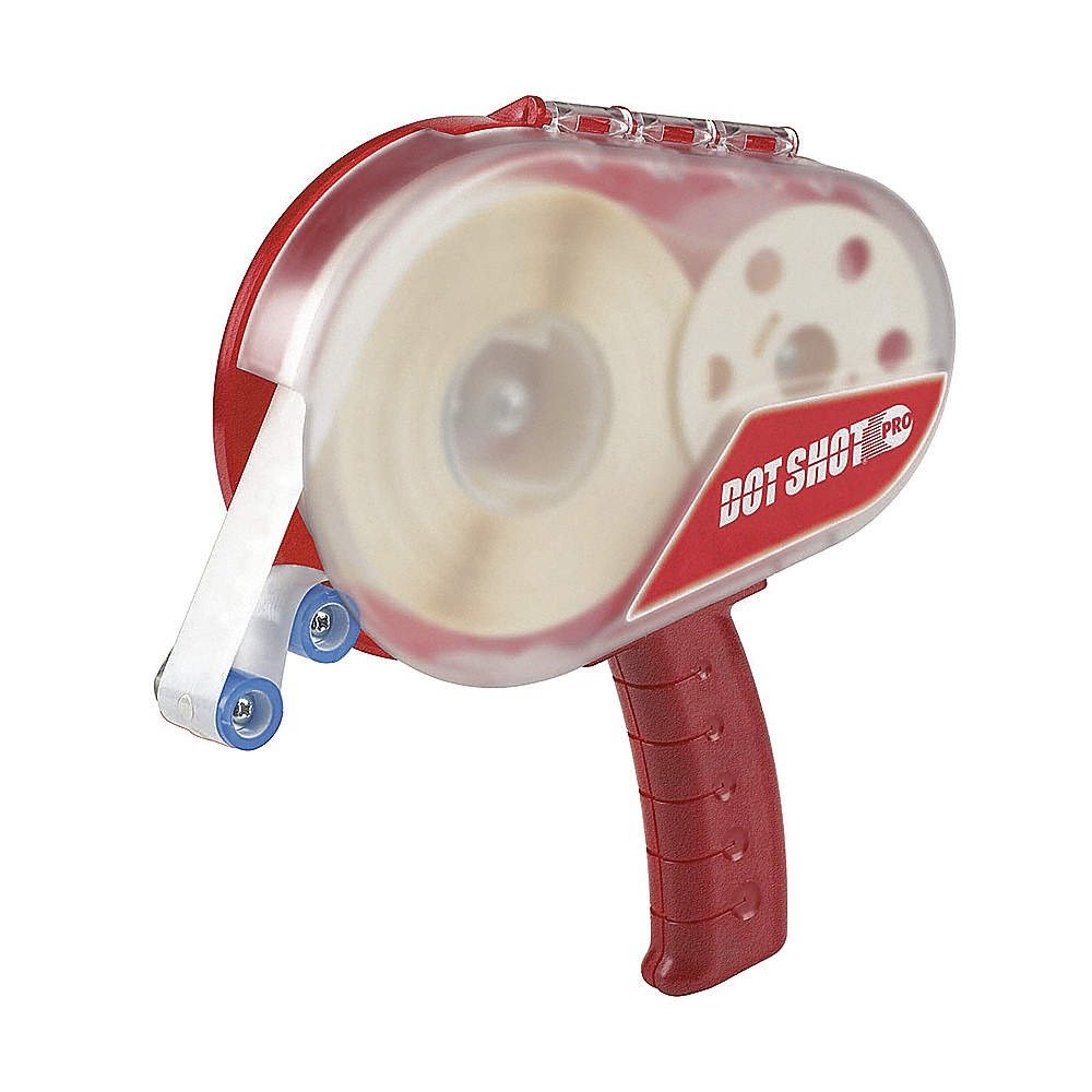 DISPENSADOR DE FITA PORTÁTIL, VERMELHO, 3/4 POL W