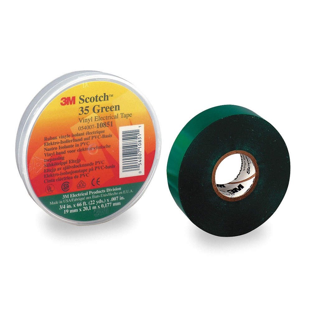 FITA ELÉTRICA, CÓDIGO DE CORES, 17 LBS, VERDE