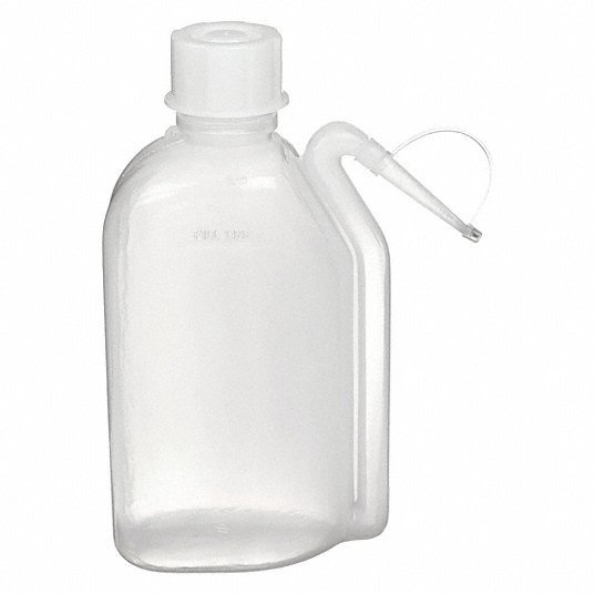 Frasco de lavagem: capacidade de 16,9 fl oz - oz, capacidade de 500 mL - mL, sem impressão ou escrit