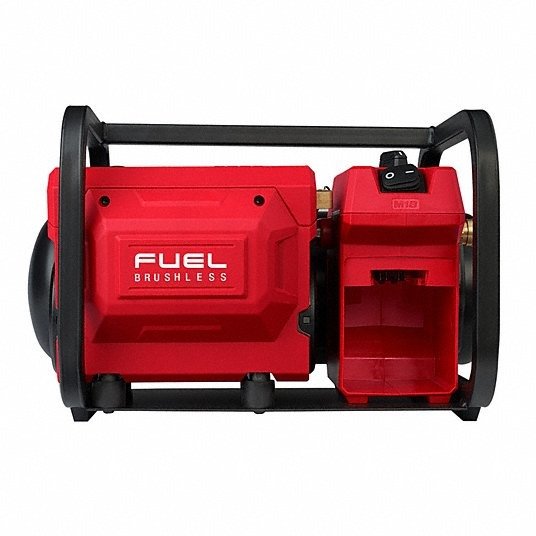 YMR | Compressor de ar portátil MILWAUKEE: silencioso, sem óleo, 2 gal, cachorro-quente, 0,75 hp, 1,2 cfm Compressor de ar portátil MILWAUKEE: silencioso, sem óleo, 2 gal, cachorro-quente, 0,75 hp, 1,2 cfm