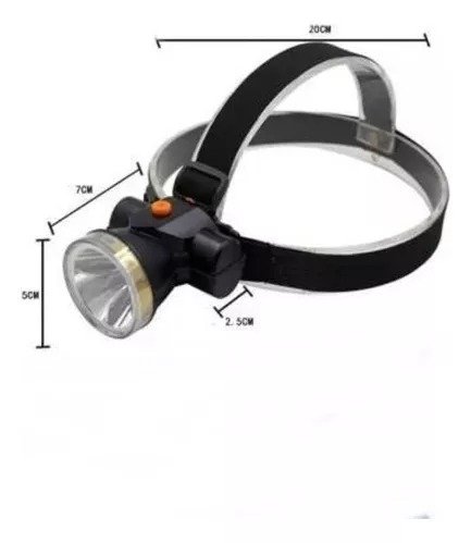 YMR | Lanterna Cabeca Led Recarregavel Potente 3w Dp Cor da lanterna Preto Cor da luz Branco Lanterna Cabeca Led Recarregavel Potente 3w Dp Cor da lanterna Preto Cor da luz Branco