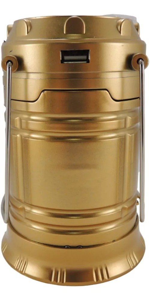 YMR | Lampião Xingu 6 Led 3w C/ Lanterna Xv3097 Cor Dourado 110V/220V Lampião Xingu 6 Led 3w C/ Lanterna Xv3097 Cor Dourado 110V/220V