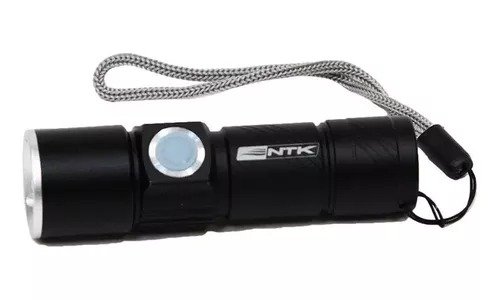 Lanterna De Mão Ntk Recarregável Via Usb 70 Lúmens Cymba
