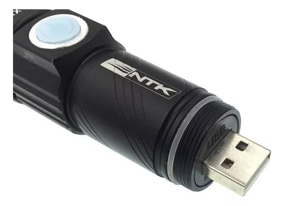 YMR | Lanterna De Mão Ntk Recarregável Via Usb 70 Lúmens Cymba Lanterna De Mão Ntk Recarregável Via Usb 70 Lúmens Cymba