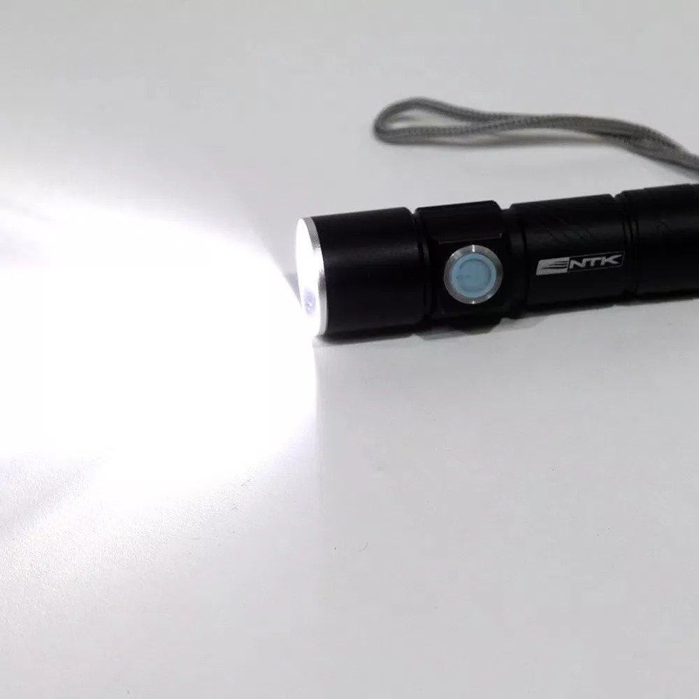 YMR | Lanterna De Mão Ntk Recarregável Via Usb 70 Lúmens Cymba Lanterna De Mão Ntk Recarregável Via Usb 70 Lúmens Cymba