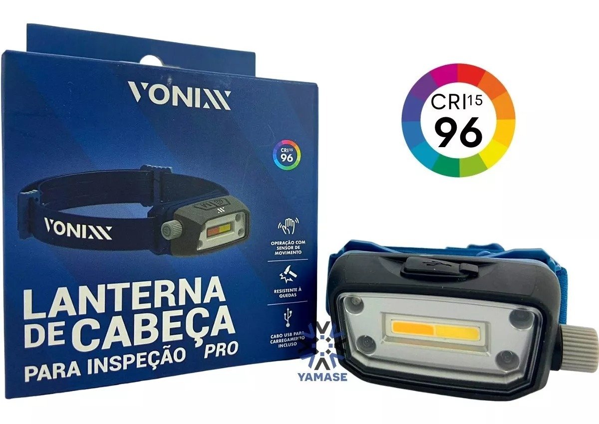 YMR | Lanterna De Cabeça Para Inspeção Automotiva Pro 3w Vonixx Lanterna De Cabeça Para Inspeção Automotiva Pro 3w Vonixx