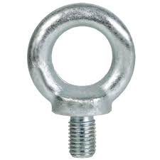 Parafuso de olhal de máquina: com ombro, aço, simples, tamanho de rosca 1/4"-20, 1 pol. de rosc