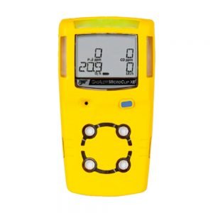 Multi-Gas Detector, 4 Gas, Detects Oxygen, Combustible, Hydrogen Sulfide, Carbon Monoxide